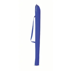 Três sacolas de transporte para guarda-sol de praia Tobee nas cores verde-limão, azul-turquesa e azul royal organizadas verticalmente lado a lado em fundo branco