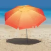 Ombrelone portátil Cancun Tobee aberto e levemente inclinado de perfil exibindo a saída de ar no topo sobre fundo branco.
