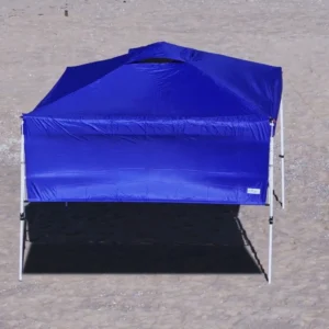 Tenda Gazebo Tobee com parede lateral protetora fechada, demonstrando a cobertura completa da Tenda Gazebo Flex 3 X 3m Dobrável Em Alumínio Uv50+ Tobee contra vento e radiação solar.