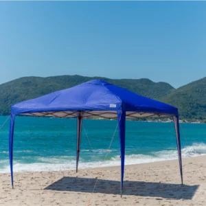 Manual de instruções de montagem costurado na bolsa do gazebo articulado e tenda sanfonada Tobee.